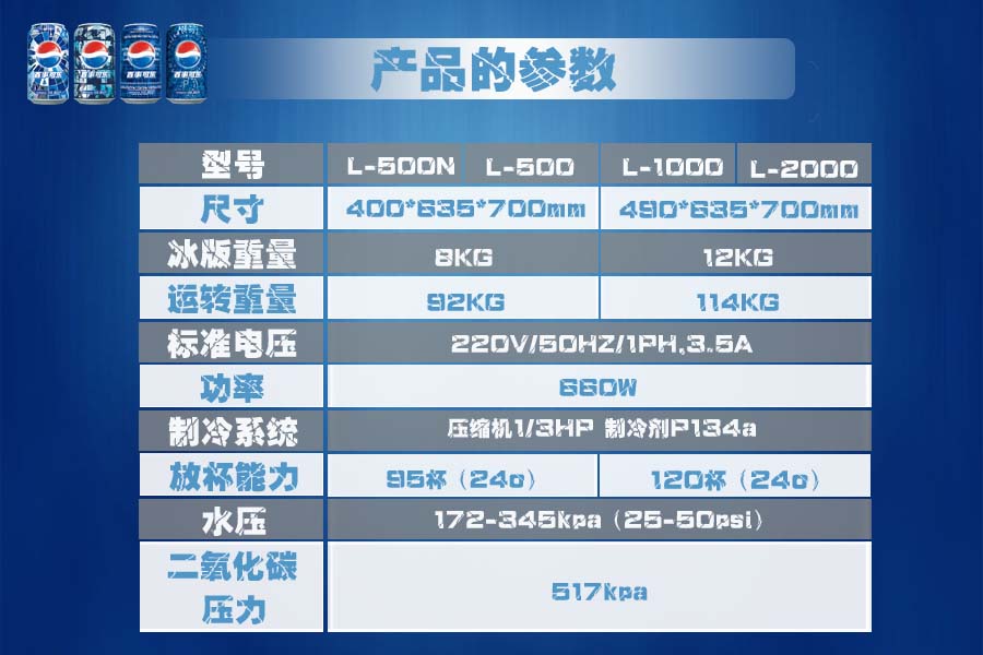 百事可乐机尺寸